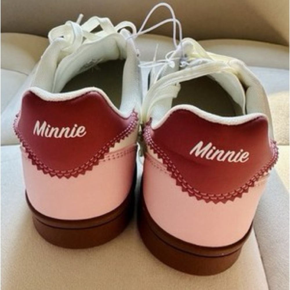 Disney Valentines Sweetheart Mickey And Minnie Mouse Women’s Sneakers - Picture 4 of 5